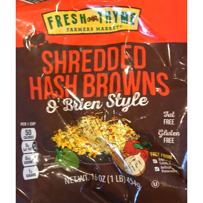 Shredded Hash Browns, O'Brien Style
