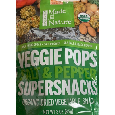 Veggie Pops Salt & Pepper Supersnacks