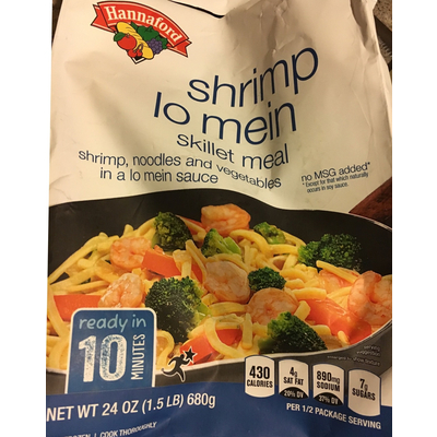 Skillet Meal, Shrimp Lo Mein