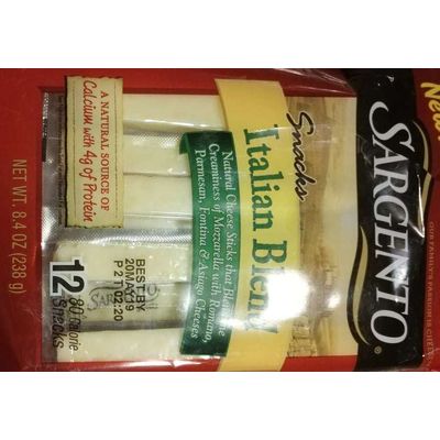 Snacks, Italian Blend Cheese Sticks