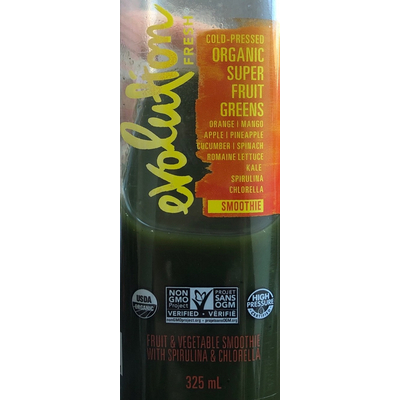 Smoothie, Organic Super Fruit Greens