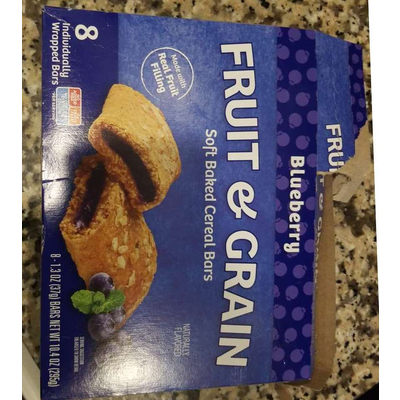 Soft Baked Cereal Bars, Blueberry