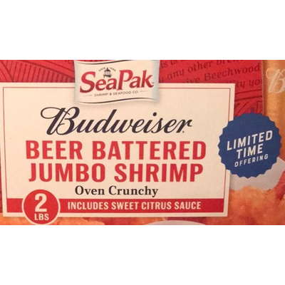 Jumbo Shrimp, Budweiser Beer Battered