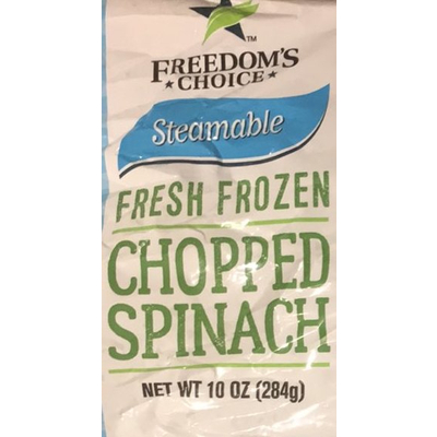 Chopped Spinach, Fresh Frozen