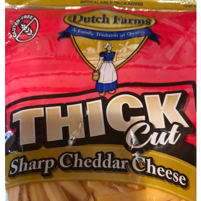 Sharp Cheddar Cheese, Thick Cut