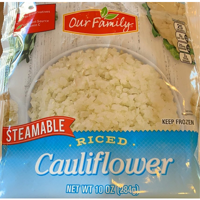 Steamable, Riced Cauliflower