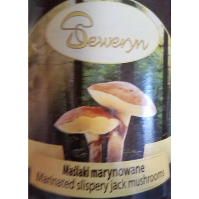 Marinated Slispery Jack Mushrooms