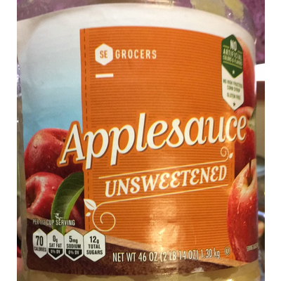 Applesauce, Unsweetened