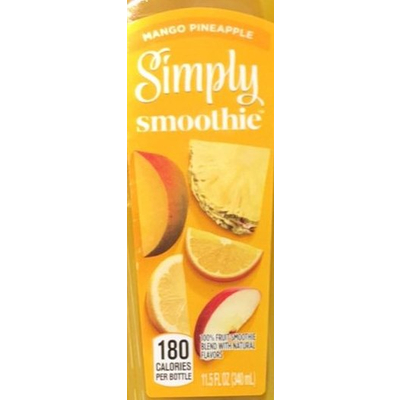 Fruit Smoothie, Mango Pineapple