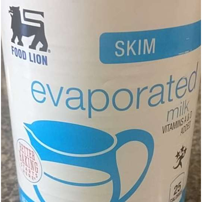 Evaporated Milk, Skim