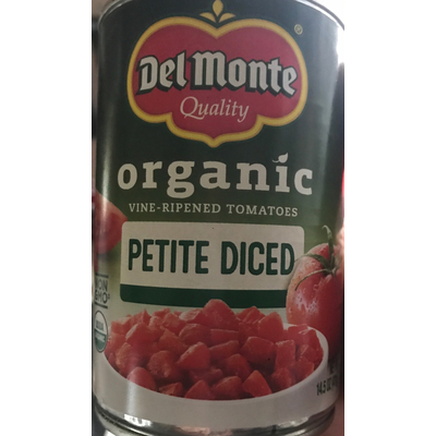 Organic Tomatoes, Petite Diced