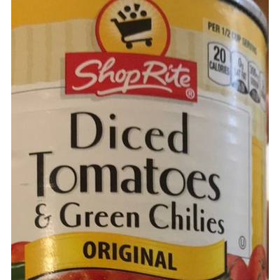 Diced Tomatoes & Green Chilies, Original