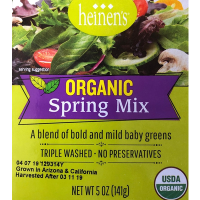 Spring Mix, Organic
