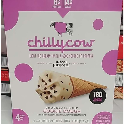 Light Ice Cream, Chocolate Chip Cookie Dough