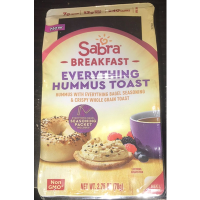 Everything Hummus Toast