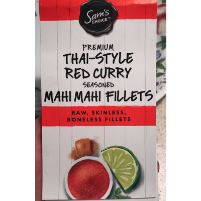 Mahi Mahi Fillet, Thai-Style Red Curry Seasoned