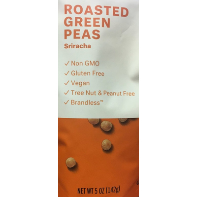 Roasted Green Peas, Sriracha