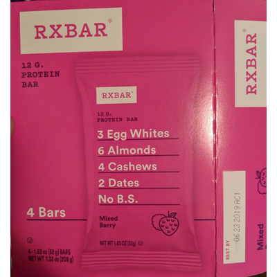 Protein Bar, Mixed Berry