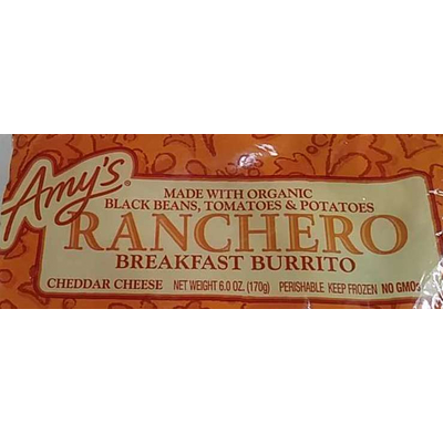 Ranchero Breakfast Burrito