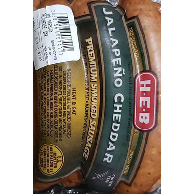Premium Smoked Sausage, Jalapeno Cheddar