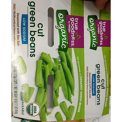 Cut Green Beans, Organic