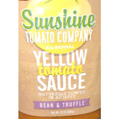 Yellow Tomato Sauce, Bean & Truffle