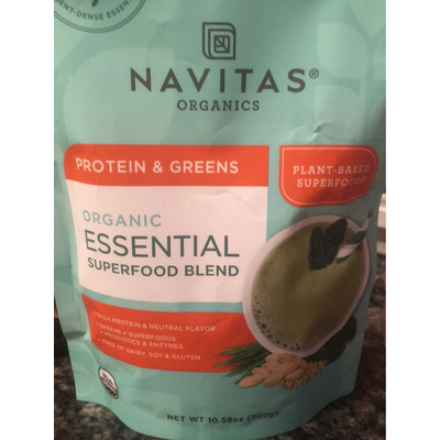 Organic Essential Superfood Blend, Protein & Greens