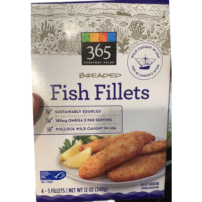 Fish Fillets, Breaded