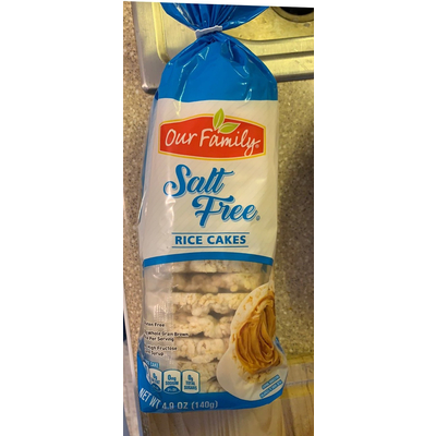 Rice Cakes, Salt Free