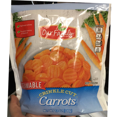 Crinkle Cut Carrots
