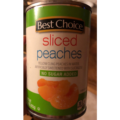 Sliced Peaches, No Sugar Added