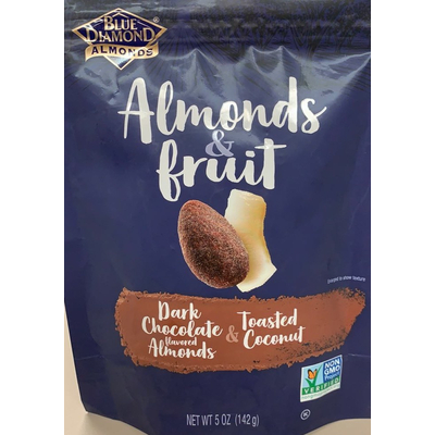 Dark Chocolate Flavored Almonds & Toasted Coconut