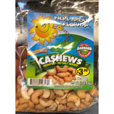 Cashews, Roasted No Salt Added