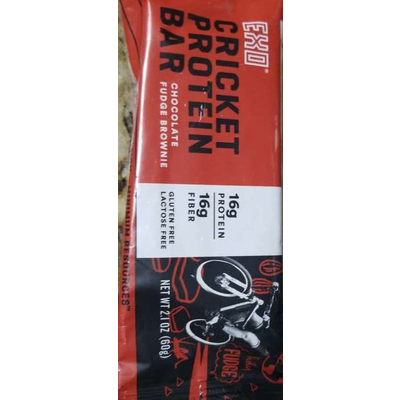 Cricket Protein Bar, Chocolate Fudge Brownie