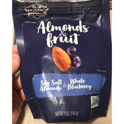 Almonds & Fruit, Sea Salt Almonds & Whole Blueberry