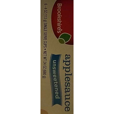 Applesauce, Unsweetened