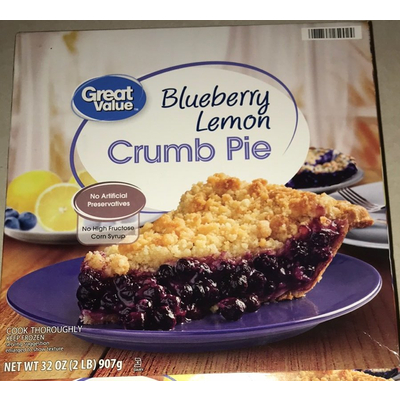 Blueberry Lemon Crumb Pie