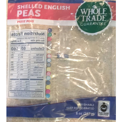 English Peas, Shelled