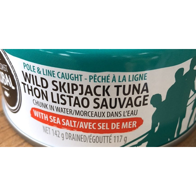 Wild Skipjack Tuna with Sea Salt
