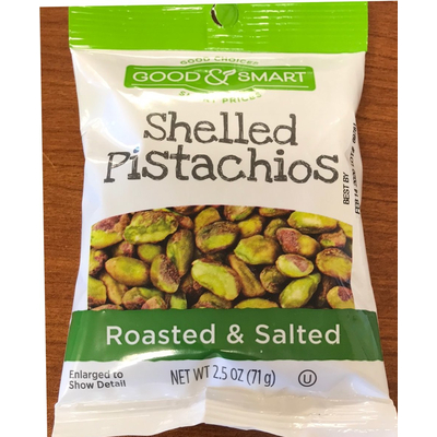 Shelled Pistachios, Roasted & Salted
