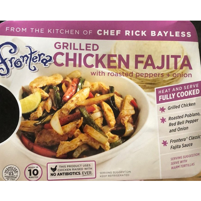 Grilled Chicken Fajita with Roasted Peppers & Onion