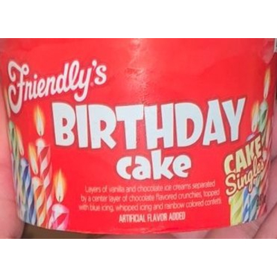 Ice Cream, Birthday Cake