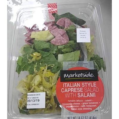 Caprese Salad with Salami