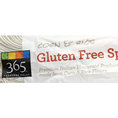 Gluten Free Spaghetti, Corn & Rice