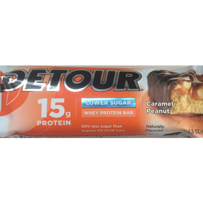 Caramel Peanut Whey Protein Bar