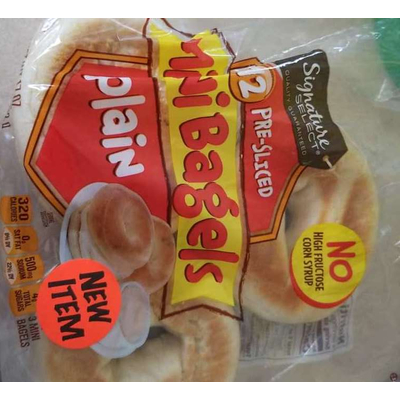 Mini Bagels, Plain