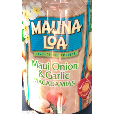 Macadamias, Maui Onion & Garlic