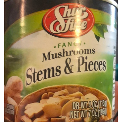 Mushrooms, Stems & Pieces