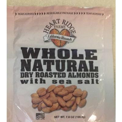 Dry Roasted Almonds with Sea Salt