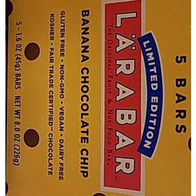 The Original Fruit & Nut Food Bar, Banana Chocolate Chip